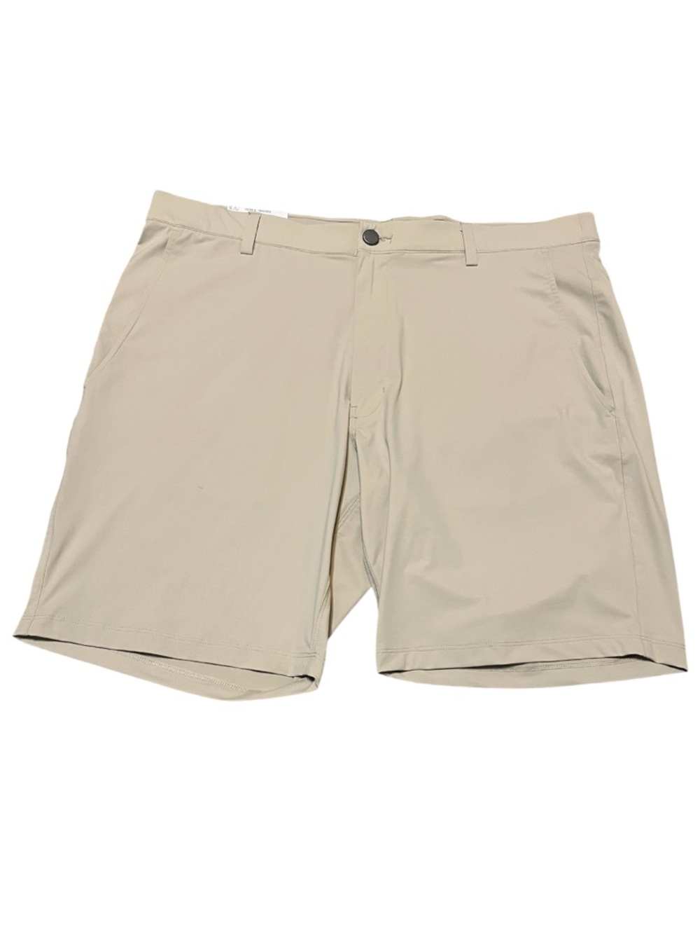 NWT Men's Infinity Linear Flex Performance Shorts Tan Size 40 Golf